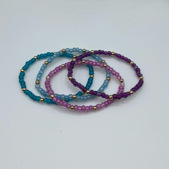 Handmade Trendy Glass Seed Bead Bracelets - Picture 7 of 7